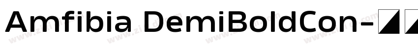 Amfibia DemiBoldCon字体转换